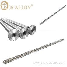 Bimetallic screw and barrel for HDPE extruder machine